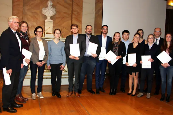 Verleihung der Auszeichnungen für die besten Dissertationen 2017/2018 Verleihung der Auszeichnungen für die besten Dissertationen 2017/2018